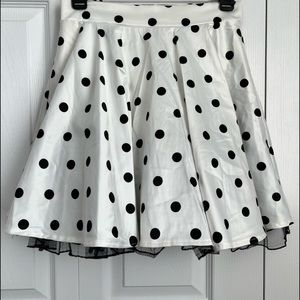 Polkadot skirt